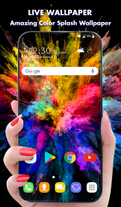 اسکرین شات برنامه Color Splash Wallpaper Theme 1