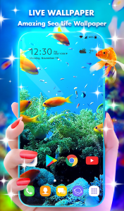 اسکرین شات برنامه Coral Life Wallpaper HD Theme 1