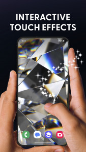 اسکرین شات 2 برنامه Diamond Live Wallpaper HD