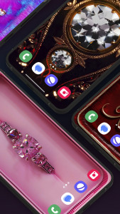 اسکرین شات برنامه Diamond Live Wallpaper HD 6