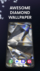 اسکرین شات برنامه Diamond Live Wallpaper HD 1