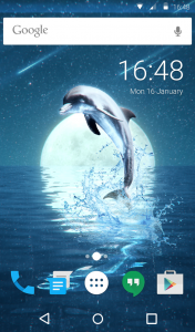 اسکرین شات برنامه Dolphin Keyboard Wallpaper HD 6