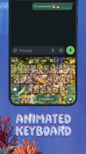 اسکرین شات 3 برنامه 3D Fish Tank Live Wallpaper