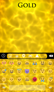 اسکرین شات برنامه Gold Keyboard & Wallpaper 4