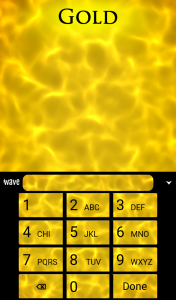 اسکرین شات برنامه Gold Keyboard & Wallpaper 5