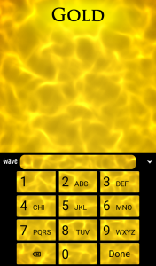 اسکرین شات 5 برنامه Gold Keyboard & Wallpaper