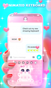 اسکرین شات 2 برنامه Kitty Love Wallpaper