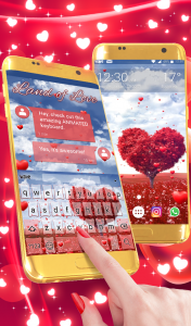 اسکرین شات برنامه Land of Love Wallpaper Theme 1