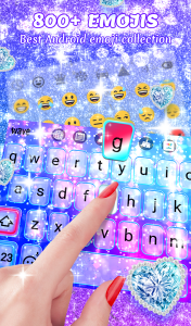 اسکرین شات 3 برنامه Neon Glitter Wallpaper Theme