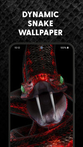 اسکرین شات 1 برنامه Snake Wallpaper HD + Keyboard