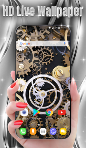 اسکرین شات برنامه Mechanical Live Wallpaper HD 1