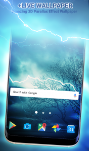اسکرین شات 2 برنامه Storm Keyboard Live Wallpaper