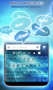 اسکرین شات برنامه Storm Keyboard Live Wallpaper 4