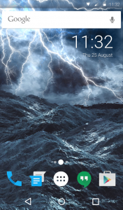 اسکرین شات 2 برنامه Stormy Sea Keyboard Wallpaper