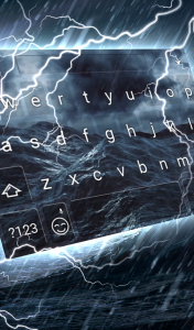 اسکرین شات 4 برنامه Stormy Sea Keyboard Wallpaper