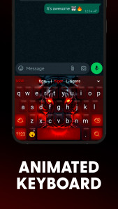 اسکرین شات برنامه Tiger Wallpaper & Keyboard 3