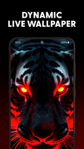 اسکرین شات برنامه Tiger Wallpaper & Keyboard 1