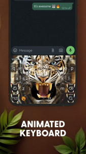 اسکرین شات برنامه Roaring Tiger Live Wallpaper 3