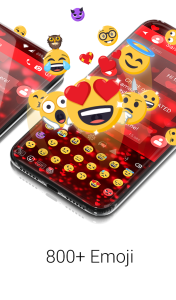 اسکرین شات 3 برنامه True Love Keyboard + Wallpaper