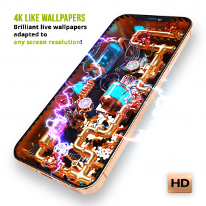 اسکرین شات برنامه Wave Live Wallpapers Maker 3D 8