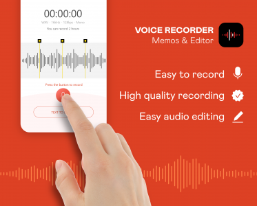 اسکرین شات برنامه Voice Recorder: Memos & Editor 1