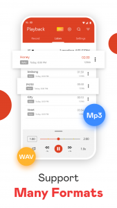 اسکرین شات برنامه Voice Recorder: Memos & Editor 5