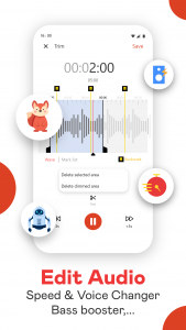 اسکرین شات برنامه Voice Recorder: Memos & Editor 3