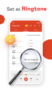 اسکرین شات 6 برنامه Voice Recorder: Memos & Editor