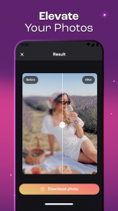 اسکرین شات 5 برنامه Wavy: Photo Editor & AI Art