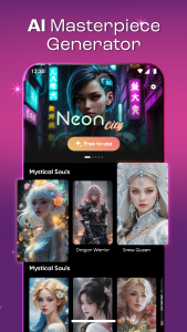 اسکرین شات 2 برنامه Wavy: Photo Editor & AI Art