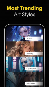 اسکرین شات 3 برنامه Wavy: Photo Editor & AI Art
