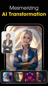 اسکرین شات 2 برنامه Wavy: Photo Editor & AI Art