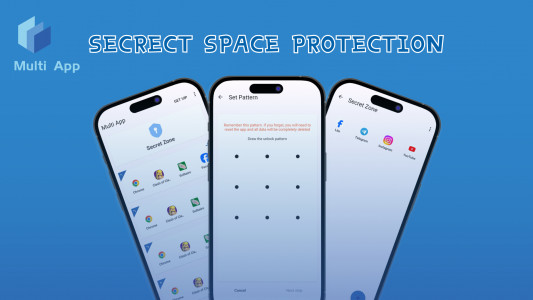 اسکرین شات برنامه Multi App: Dual Space 3