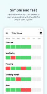 اسکرین شات برنامه Way of Life: habit tracker 2