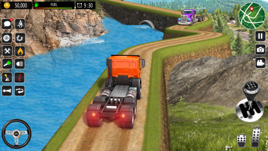اسکرین شات 4 بازی Mountain Truck Driving Games