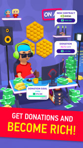 اسکرین شات بازی Idle Streamer - Tuber game 2