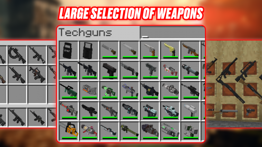 اسکرین شات برنامه Mod Guns for MCPE 1