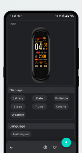 اسکرین شات برنامه Mi Band 5 Watch Faces 3
