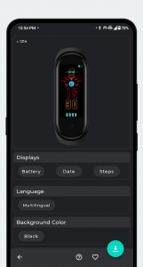 اسکرین شات برنامه Mi Band 5 Watch Faces 5