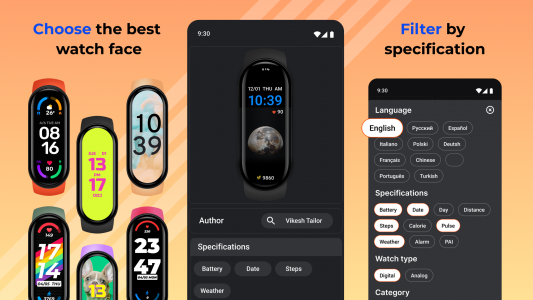 اسکرین شات برنامه Mi Band 6 & 7 Watch Faces 7