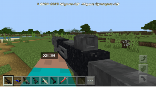 اسکرین شات برنامه Guns for minecraft 2