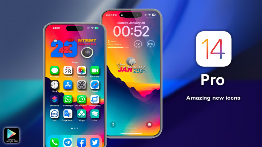 اسکرین شات 7 برنامه Launcher For iPhone 14 Pro iOS