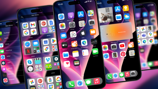 اسکرین شات 1 برنامه iPhone 16 Pro Max Launcher