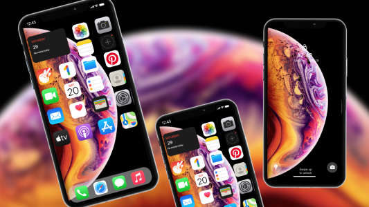 اسکرین شات 2 برنامه iPhone X Plus Launcher & Theme