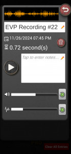 اسکرین شات 3 برنامه Ghost Voice Box - EVP Detector