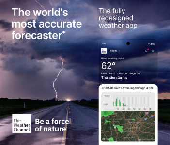 اسکرین شات 1 برنامه The Weather Channel - Radar