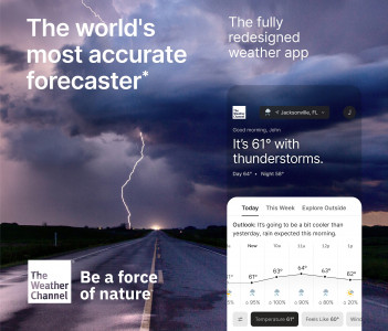 اسکرین شات برنامه The Weather Channel - Radar 1