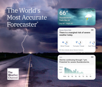 اسکرین شات برنامه The Weather Channel - Radar 1