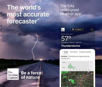 اسکرین شات 1 برنامه The Weather Channel - Radar
