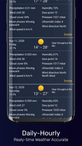 اسکرین شات برنامه Weather Forecast - Accurate and Radar Maps 6